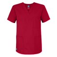 thumbnail image 1 of Adar Universal Unisex V-Neck Tunic 3 Pocket Scrub Top (Available in 39 Colors), 1 of 7
