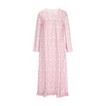 thumbnail image 4 of FcBaudy Robe à Manches Longues à Col en V, Robes d'Été pour Femmes, Robes pour Femmes Mode Femmes Robe Décontractée à Imprimé Robe à Col en V à Manches Longues Robe Longue Robe Femme, 4 of 5
