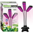thumbnail image 1 of Bell + Howell Bionic Grow lampe DEL UV pleine lumière 3 têtes flexibles pour plantes d’intérieur, 8 intensités, 3 modes, 1 of 7