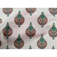 thumbnail image 4 of oneOone Cotton Poplin Fabric Leaves & Floral Block Fabric Prints By Yard 56 Inch Wide, 4 of 4