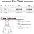 thumbnail image 1 of Pompotops Robe d'Été pour Femmes à Imprimé, à Lacets, à Bretelles, Sans Manches, avec Taille Élastique Plissée, 1 of 7