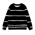 thumbnail image 4 of Yuyuzo Chandails en Molleton pour Filles Tout-Petits Col Rond Manches Longues Décontracté Confortable Rayé Pull d'Automne pour Bébé Fille, 4 of 5