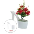 thumbnail image 4 of pitrice Pot de Fleurs en Forme de Talon Haut Ornements de Table Intérieur Extérieur Patio Blanc, 4 of 9