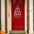 thumbnail image 4 of MesaSe  Hanging Ornament Rustic Pumpkin Pattern Acrylic Eye-catching Halloween Door Pendant for Party, 4 of 10