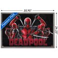 thumbnail image 2 of Marvel Deadpool & Wolverine - Deadpool Wall Poster, 14.725" x 22.375" Framed, 2 of 4