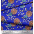 thumbnail image 3 of Soimoi Rayon Fabric Artistic Floral Decor Fabric Printed Yard 56 Inch Wide, 3 of 3