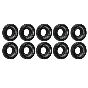 Kit d'Étanchéité du Système AC, Longue Durée de Vie Résistant à la Pression 10Pcs Coefficient de Frottement Stable Résistant à l'Usure Joint d'Arbre du Compresseur AC pour Compresseurs AC V5