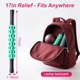 thumbnail image 2 of YISITIAN Muscle Roller Stick, Deep Tissue Massage Tool for Lymphatic Drainage and Soreness Relief, Handheld Recovery Device for Athletes, Runners, and Post-Workout Therapy(Green) AZ1014-4659, 2 of 7