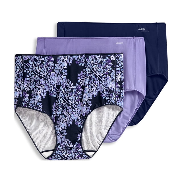 Jockey Culotte Tactel Sans Ligne de Culotte pour Femmes - Lot de 3