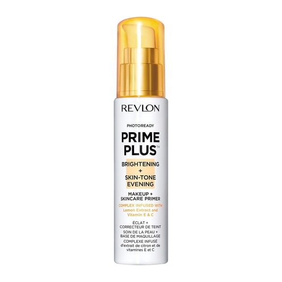 Revlon Photoready Prime Plus Brightening + Skin-Tone Evening Makeup + Skincare Primer