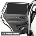 thumbnail image 4 of 2Pcs Car Window Sun Shade Privacy Magnetic Car Window Curtain Breathable Sun Protection Front and Rear Window  for Baby Sleeping Car Interior Accessories for Most Cars, 4 of 10