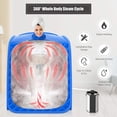 thumbnail image 3 of Costway Portable Steam Sauna w/ 9-gear Adjustable Temperature & Herbal Box Blue, 3 of 9