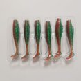 thumbnail image 2 of 6.7Cm/2.3G 6Pcs Fishing Lure Soft Plastic Paddle Tail Swimbait Bass Wobblers, 2 of 8