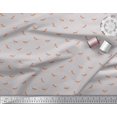 thumbnail image 2 of Soimoi Gray Modal Satin Fabric American Robin Bird Fabric Prints by Yard 42 Inch Wide, 2 of 5