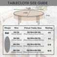 thumbnail image 3 of Oval Grey Tablecloth 60x120in for Oval Table Waterproof Table Cloths for Dining Room Indoor Outdoor Table Cloth, 3 of 5
