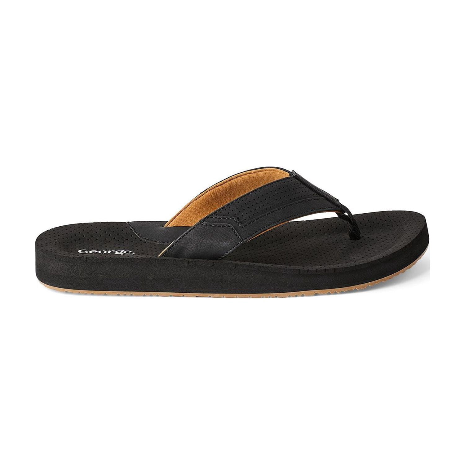 George Men's Casual Flip-Flop Sandals