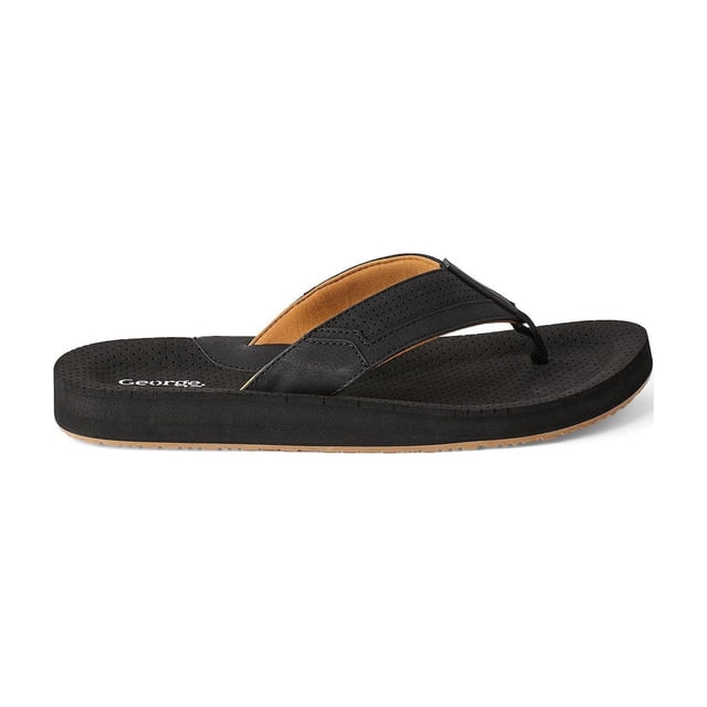 George Men's Casual Flip-Flop Sandals