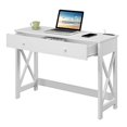 thumbnail image 4 of Convenience Concepts Oxford Desk with Charging Station, 42", White, 4 of 5