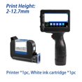 thumbnail image 2 of Portable Handheld Inkjet Printer With 12.7mm White Ink Cartridge Batch Number Label QRcode Barcode Printer ,Easy to Use, 2 of 7