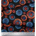 thumbnail image 3 of Soimoi polyester Crepe Fabric Brush Stroke Abstract Print Fabric by the Yard 42 Inch Wide, 3 of 3