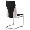 thumbnail image 3 of Canadian Dragon Dining Chair Black & White (Set of 2), 3 of 3