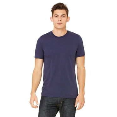 Produit de Marque Bella canvas T-Shirt Unisexe à Manches Courtes - Marine - S - (Économies Instantanées de 5 et Plus)