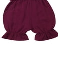thumbnail image 4 of Baby Girl Clothes Cotton Halter Ruffle Romper, 4 of 5