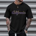 thumbnail image 2 of LUOGENLI T-shirts pour Homme pour Hommes T-Shirt à Imprimé Floral à Manches Courtes à Col Rond pour Tenue Décontractée T-shirts pour Hommes T-shirts Graphiques Pâques T-shirts pour Hommes T-shirts Graphiques Drôle Adulte St. Patrick Noir TTTTG, 2 of 4