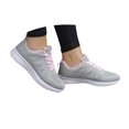 thumbnail image 3 of Espadrilles pour Femmes Chaussures de Course Décontractées Chaussures Rondes avec Sangles en Maille Mode Plates Chaussures de Course pour Femmes Rose 38, 3 of 8
