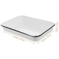 thumbnail image 3 of QUTETN Enamel Baking Pan Food Tray Pancakes Food Baking Pan Baking Dish Bakeware Shallow Bow Food Storage Pan, 3 of 6