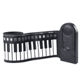 thumbnail image 4 of 49-Key Hand-Rolled Piano with Speaker Portable Folding Children'S Piano Beginner Piano Teaching Instrument White, 4 of 6