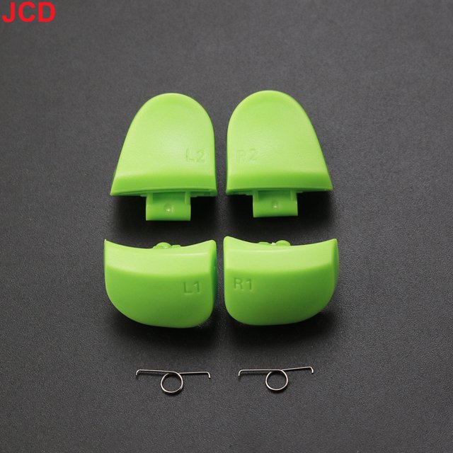 1Ensemble pour Manette PS5 V3.0 BDM-030 L1 R1 L2 R2 Boutons d'Épaule de Gâchette et Ensemble de Ressorts Accessoires de Remplacement Vert