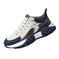 thumbnail image 1 of Chaussures de Marche pour Hommes Antidérapantes Respirantes Espadrilles Antidérapantes pour la Randonnée Courts Voyages Plein Air Blanc 40, 1 of 8