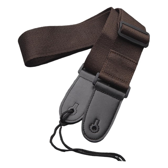 Bunblic Guitar Strap Comfortable Durability Adjustable Breathable, Gift Lightweight, Replace Sturdy Shoulder Strap Guitar Accessories Coffee