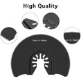 thumbnail image 2 of Pcs Metal Segment Saw Blade Universal Carbide Semi Circular Oscillating Saw Blades For Cutting Wood Plastic Metal Openings, 2 of 7
