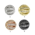 thumbnail image 4 of 8mm Beads for Jewelry Making Multicolor Small Zirconia Cubic Large Hole Necklace Charms Exquisite Rhinestones for Crafts for DIY Type 2, 4 of 6