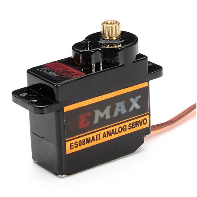 ES08MA Servo à Engrenages Métalliques Mini 12g/2.0kg Haute Vitesse pour Modèle RC