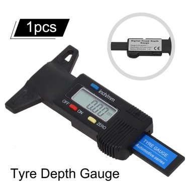Tyre Depth Gauge Tread Motorbike Car Truck Digital Tester Brake Shoe Pad