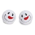thumbnail image 3 of CHOK Holiday Dog Toy Spikey Snowman Ball Squeaker Soft High Bounce Choose Quantity (One Ball), 3 of 5