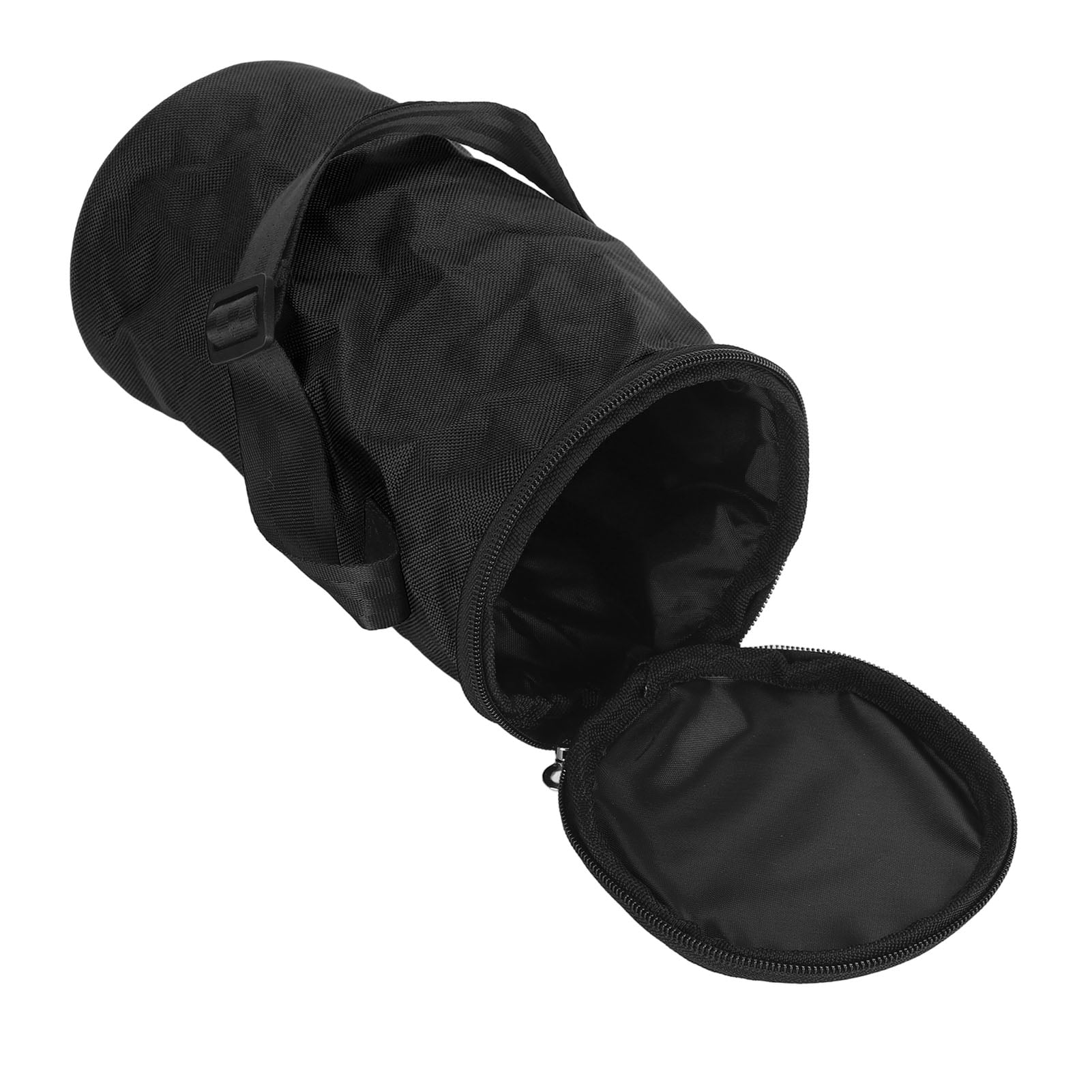 Dog Treat Bag, Adjustable Belt Portable Dog Training Treat Pouch with Zippered Cover Large Capacity Cat Food Storage Bag for Hiking Camping RV Trips