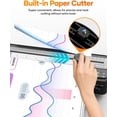 thumbnail image 4 of Laminator Machine with 40 A4 Laminating Pouches, Thermal and Cold Lamination Built in Cutter Quick Warm Up,9 Inch Portable Laminating Machine for Home Office School Use, 4 of 9