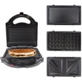 thumbnail image 1 of Total Chef 4-in-1 Grill Waffle Maker Sandwich Press Open Griddle, 1 of 8