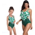 thumbnail image 3 of Girls Swimsuit High Waisted Two Pieces Bikini Set Swimwear Bathing Suits, 3 of 7