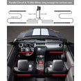 thumbnail image 4 of Govee Lumières DEL pour Voiture, Mise à Niveau des Lumières Intérieures de Voiture à Deux Lignes, Contrôle via Application et Boîtier, Synchronisation Musicale, Lumières DEL RVB pour Voiture, CC 12 V, 4 of 8