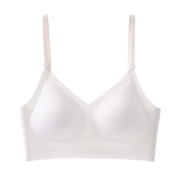 MIASHUI Bras for Women Low Back Bra for Women Wirefree Seamless Bra Backless Multiway Straps Convertible Bra