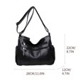 thumbnail image 2 of Edgergery Nouveau Sac Bandoulière à une Épaule en Cuir Grande Capacité à Multiples Compartiments Sac pour Femme, 2 of 2