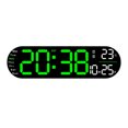 thumbnail image 1 of Penkiiy 13.7 Inch Large Digital Wall Clock with Remote Control, RGB Atmosphere Lights with 9 Scenes Mode, Dual Alarms with Big LED Display, Auto DST, Temperature for Living Room Gaming, 1 of 7