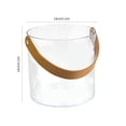 thumbnail image 3 of HOZADOIE Ice Barrel Kitchen & Dining Portable Plastic Mini Ice Bucket for Home Use - Beer Wine - Transparent for Picnics Parties - High-End Looking Beverage Storage Solution, 3 of 6
