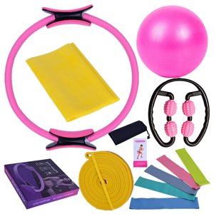 Hearth & Gear Yoga Sets For Women At Home Ring Booty Bands For Working Out Glutes Yoga Figure Resistance Band Yoga Bands For Stretching Yoga Mat And Wall Mount Restorative Yoga Props Yoga Mat Carrying