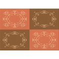 thumbnail image 1 of Ahgly Company Machine Washable Indoor Rectangle Transitional Mahogany Brown Area Rugs, 7' x 10', 1 of 7